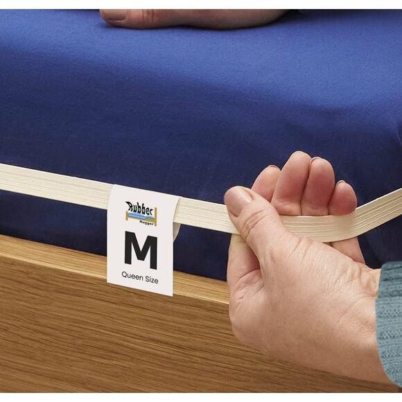 Rubber Hugger Bed Sheet Strap, Elastic Band | Medium - Queen Mattress NEW - Picture 1 of 6